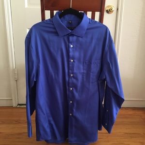 *SALE* Blue Geoffrey Beene dress shirt size